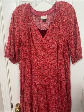 Universal Thread Pink Floral Print Dress